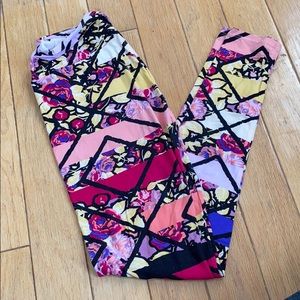 Lularoe Floral leggings OS